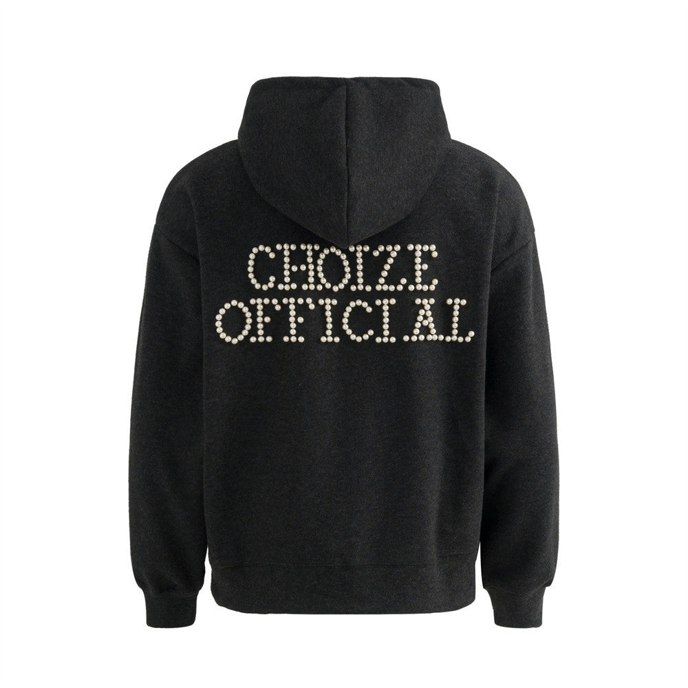 Sweat à Capuche Oversize — Lettres & Perles