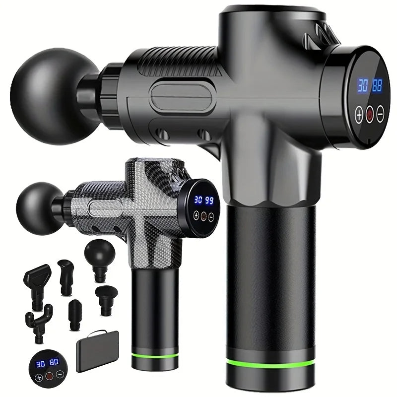 Pistolet de massage fascia 30 vitesses – Relaxation musculaire profonde, Silencieux & Rechargeable USB-C