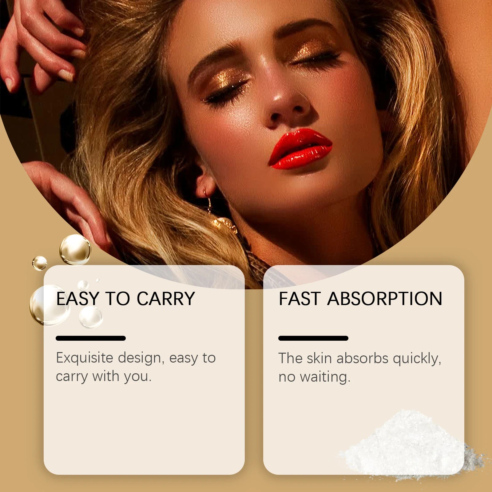 Crème autobronzante & bronzer corps – Hâle naturel sans soleil, Hydratante & Longue durée