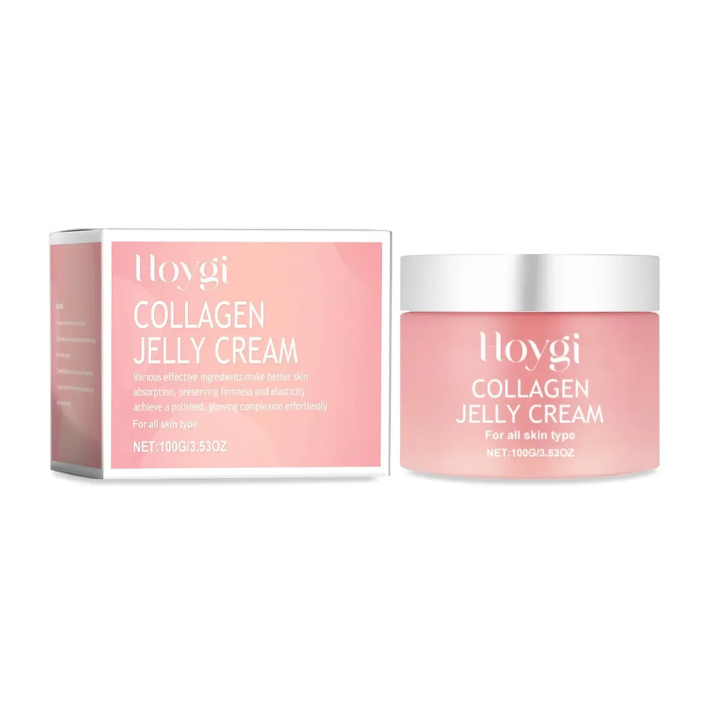 Crème Jelly Collagène & Niacinamide 100ml – Anti-Âge, Raffermissante & Hydratante | Gel Visage Unisexe