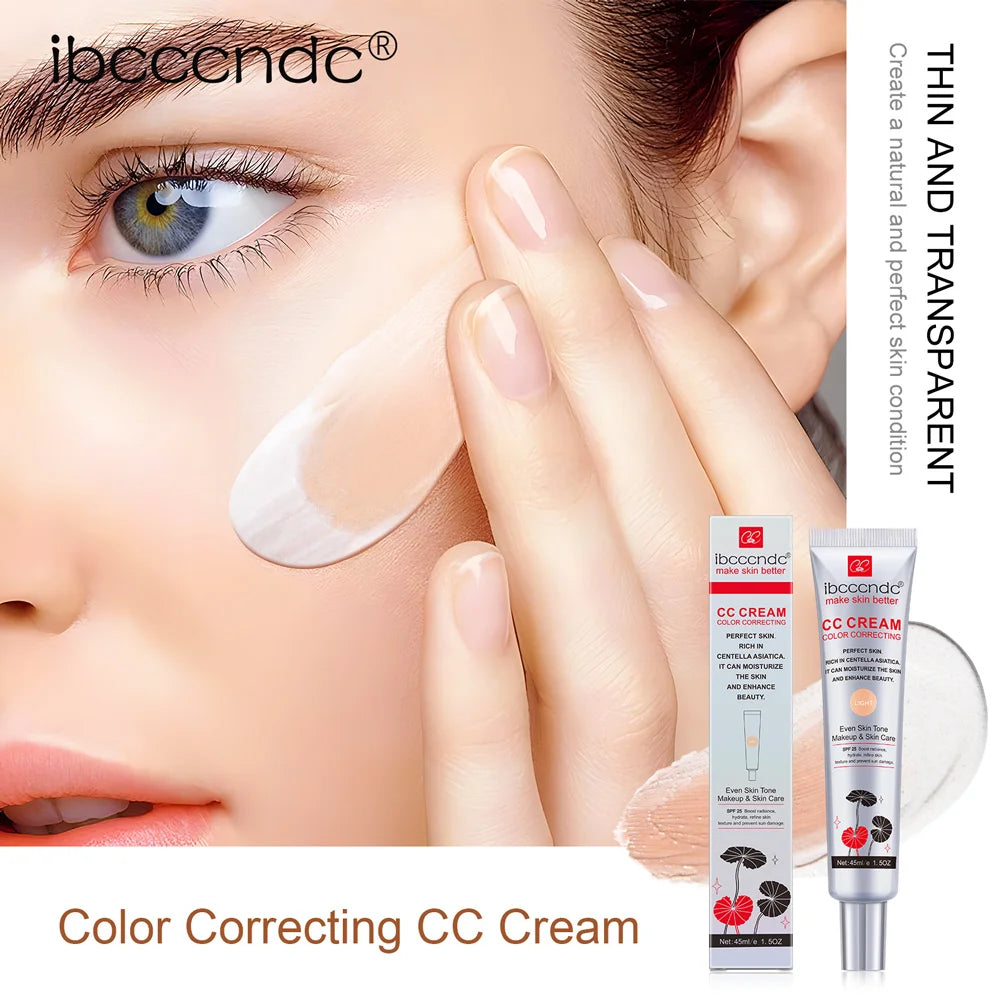 CC Cream au Centella Asiatica 45ml – Correctrice, Couvrante & Hydratante | Fond de Teint Naturel pour Tous Types de Peau