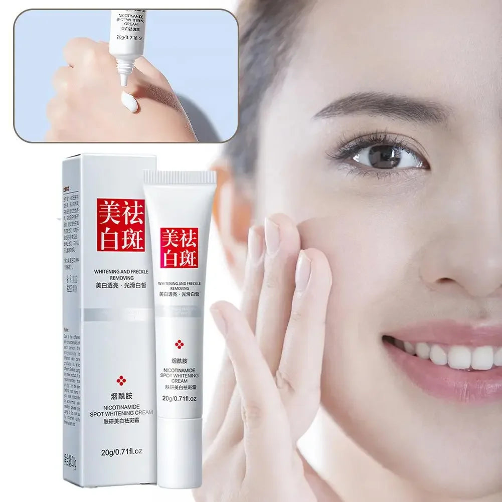 Crème anti-taches & anti-taches de rousseur – Blanchissante, Éclat & Soin du visage