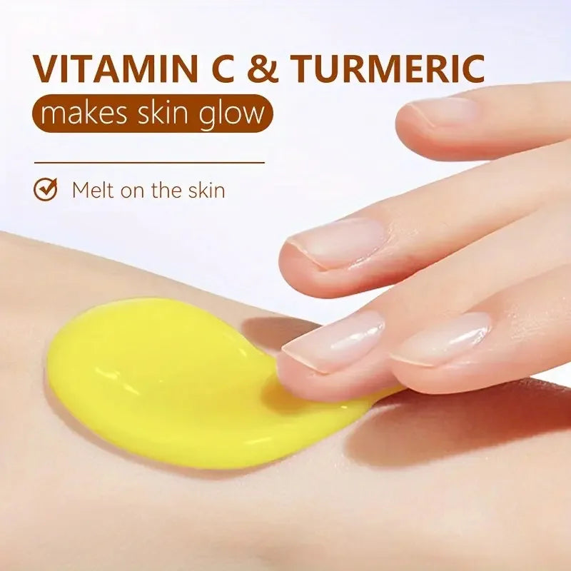 Crème anti-âge Curcuma & Vitamine C – Hydratante, Raffermissante & Éclat