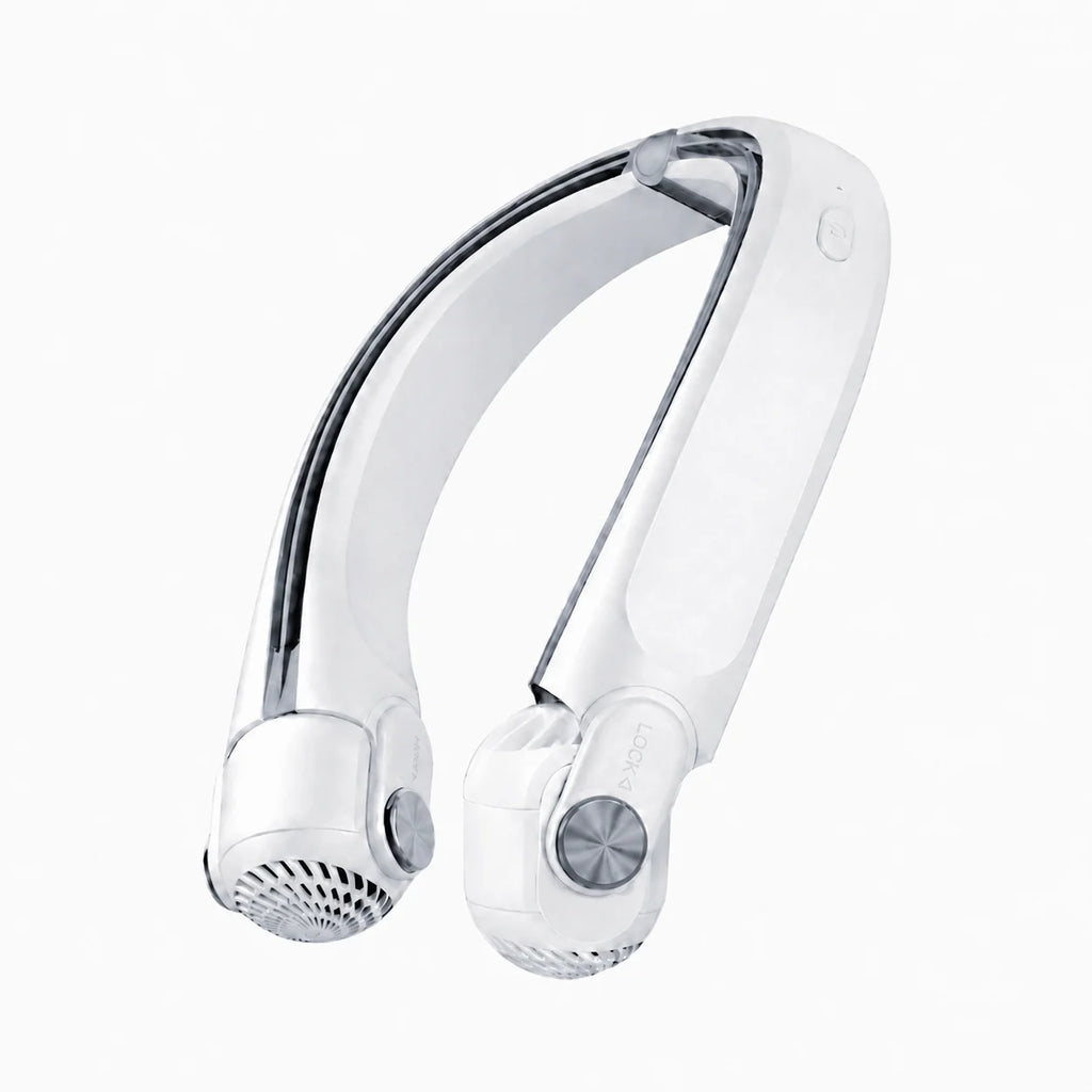Ventilateur Tour de Cou Portable Sans Lames - Rechargeable USB