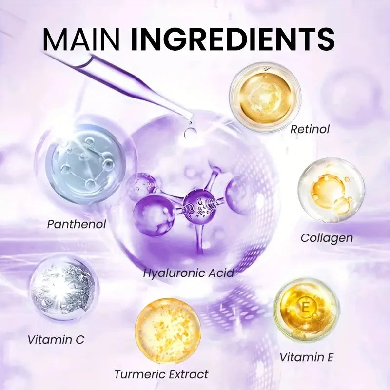 Crème Lift Visage Jour & Nuit 2 Minutes – Rétinol, Acide Hyaluronique & Collagène | Sans Parfum