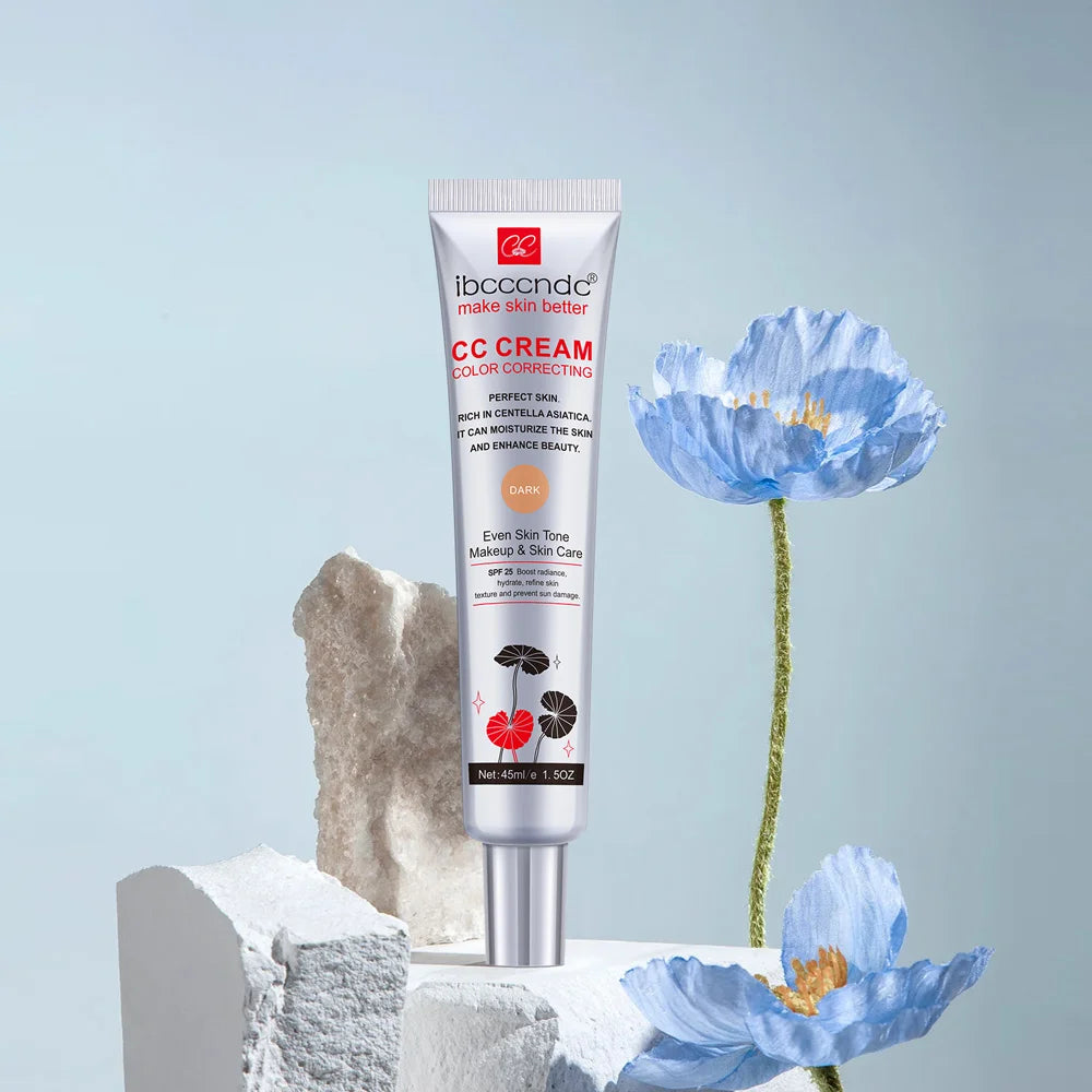 CC Cream au Centella Asiatica 45ml – Correctrice, Couvrante & Hydratante | Fond de Teint Naturel pour Tous Types de Peau