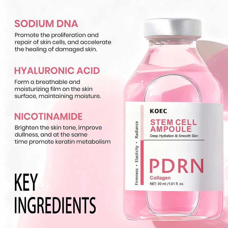Serum Ampoule PDRN ADN de Saumon - Soin Visage Anti-Age & Reparateur