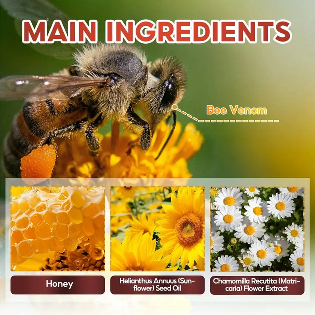 Crème de massage raffermissante muscles & corps – Collagène, Curcumine & Venin d'abeille
