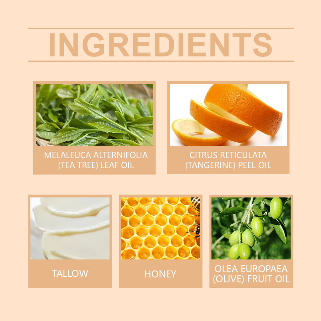 Crème au Suif de Bœuf & Miel – Hydratante, Raffermissante & Éclat | Soin Visage & Corps Naturel