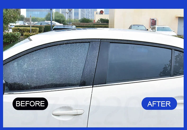 Spray hydrophobe anti-pluie pour vitres de voiture – Nano-revêtement imperméable