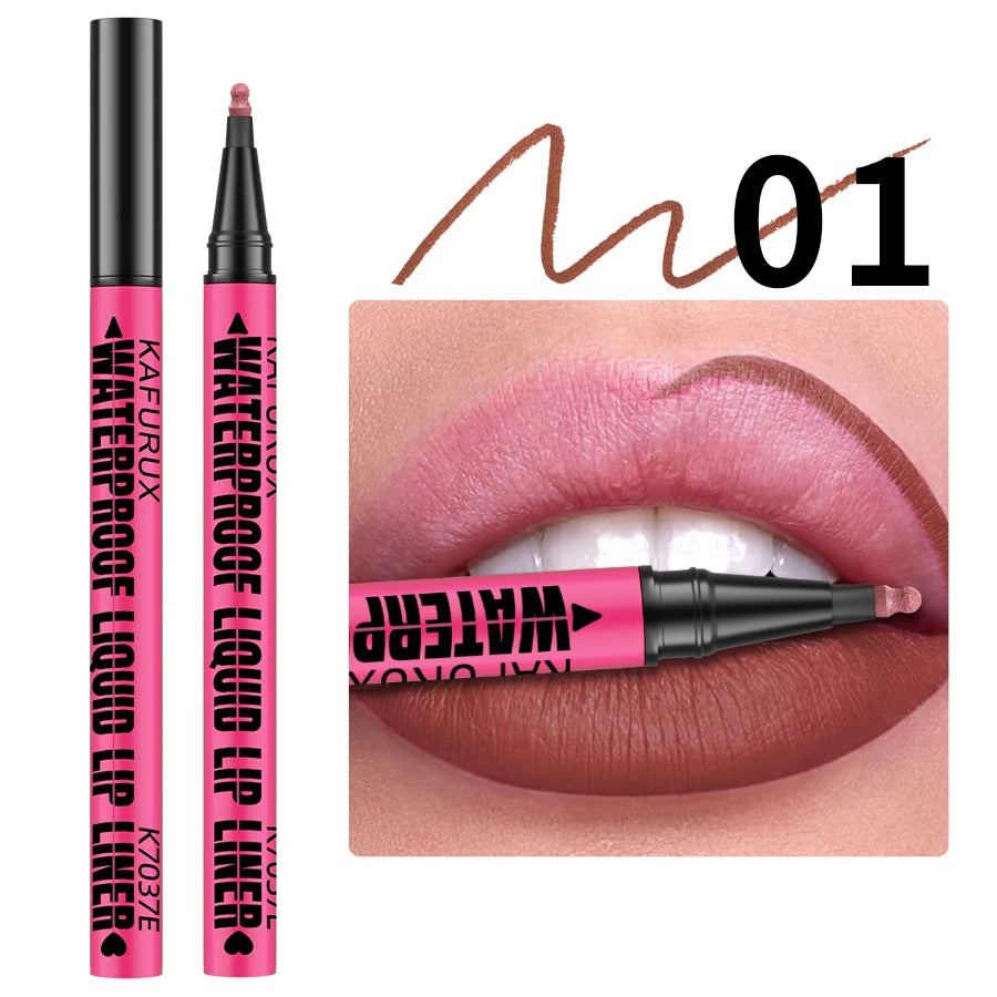Crayon Lèvres Liquide Mat – 12 Teintes Longue Tenue & Waterproof