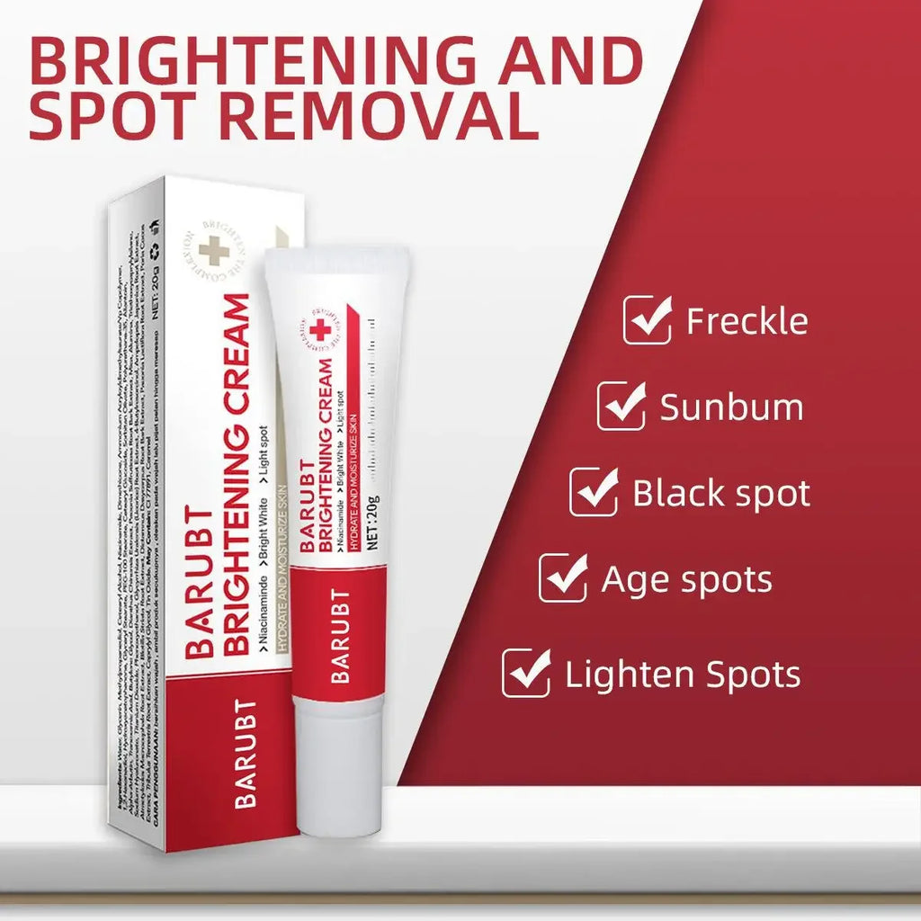 Crème blanchissante anti-taches & anti-taches de rousseur – Éclat, Hydratation & Anti-âge