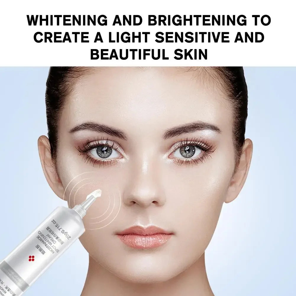 Crème anti-taches & anti-taches de rousseur – Blanchissante, Éclat & Soin du visage