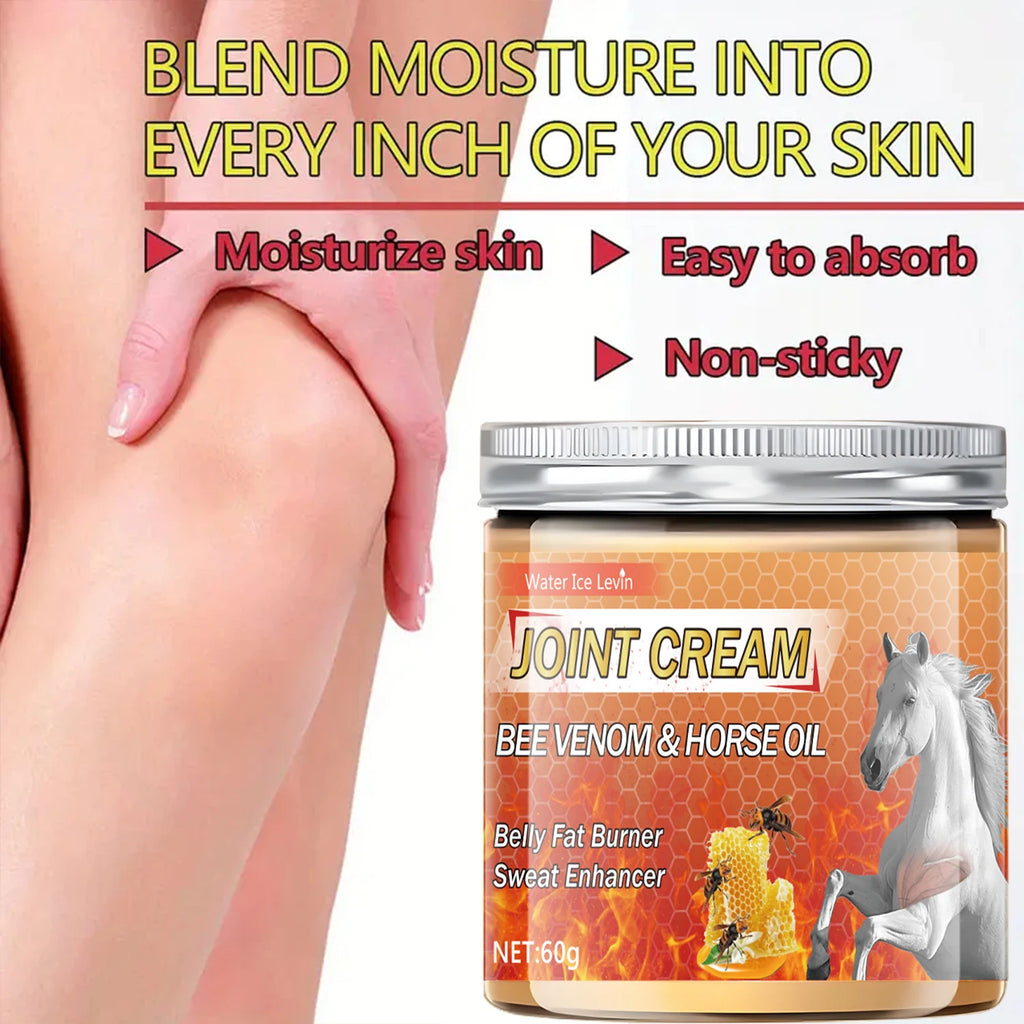 Crème de massage raffermissante muscles & corps – Collagène, Curcumine & Venin d'abeille