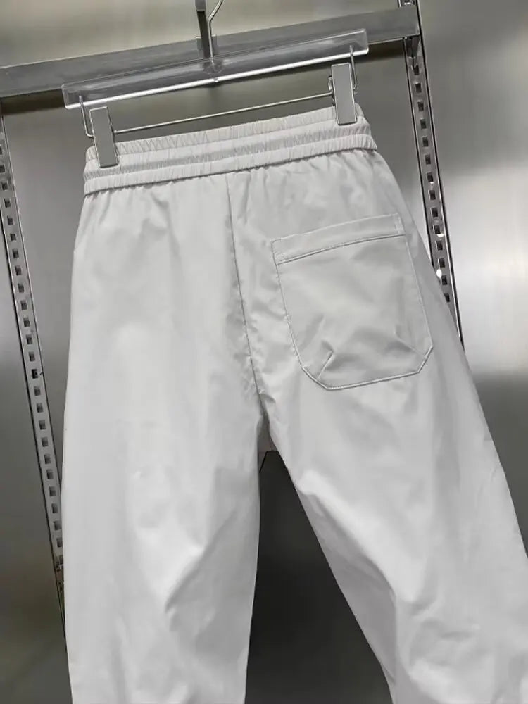 New Men's Joggers Sweatpants Summer Casual Cargo Pants Workout Running Gym Fitness Colorblock Sport trousers Men Clothing