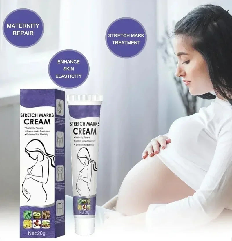 Skin Care Improves Elasticity Effective After Pregnancy Stretch Marks Removal Powerful Maternity Cream Nourishes Skin