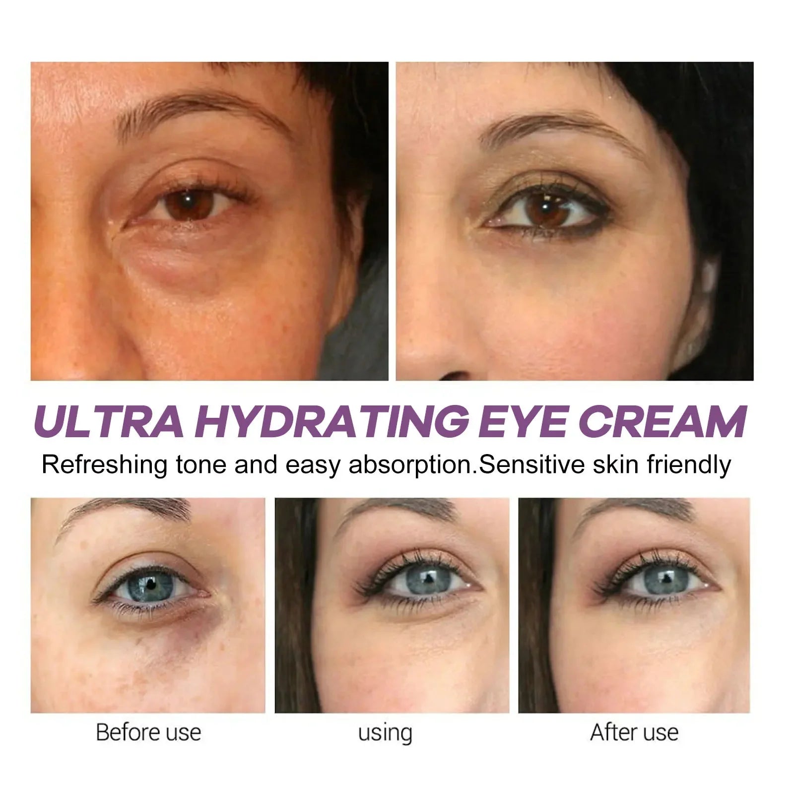 Crème yeux au Rétinol – Anti-rides, Raffermissante & Anti-cernes instantanés