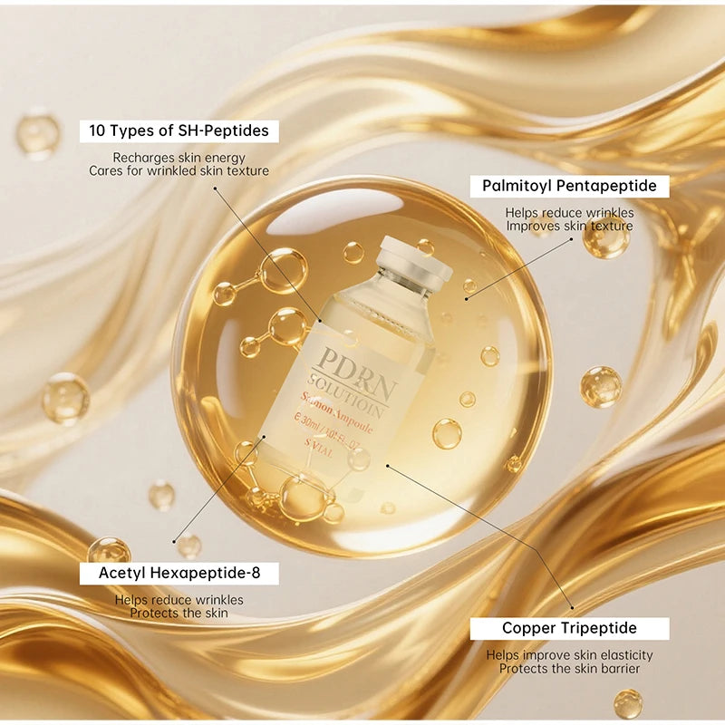 Serum Ampoule PDRN ADN de Saumon - Soin Visage Anti-Age & Reparateur