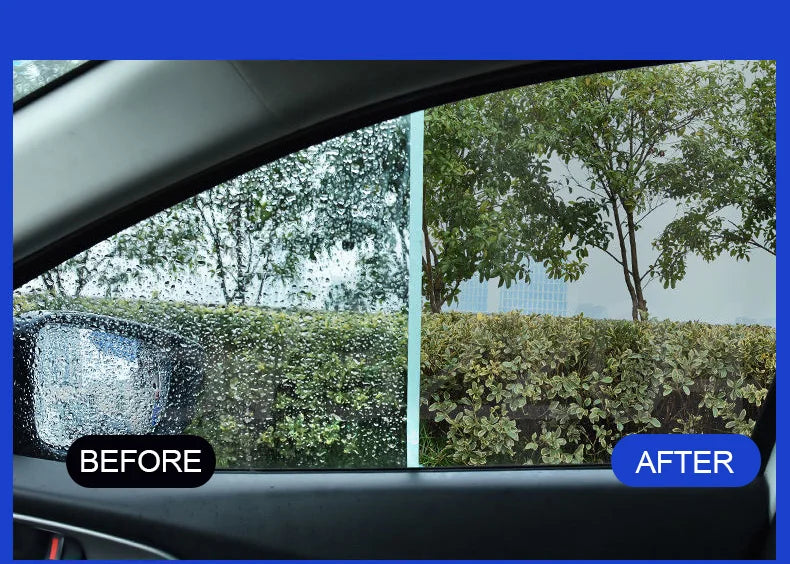 Spray hydrophobe anti-pluie pour vitres de voiture – Nano-revêtement imperméable
