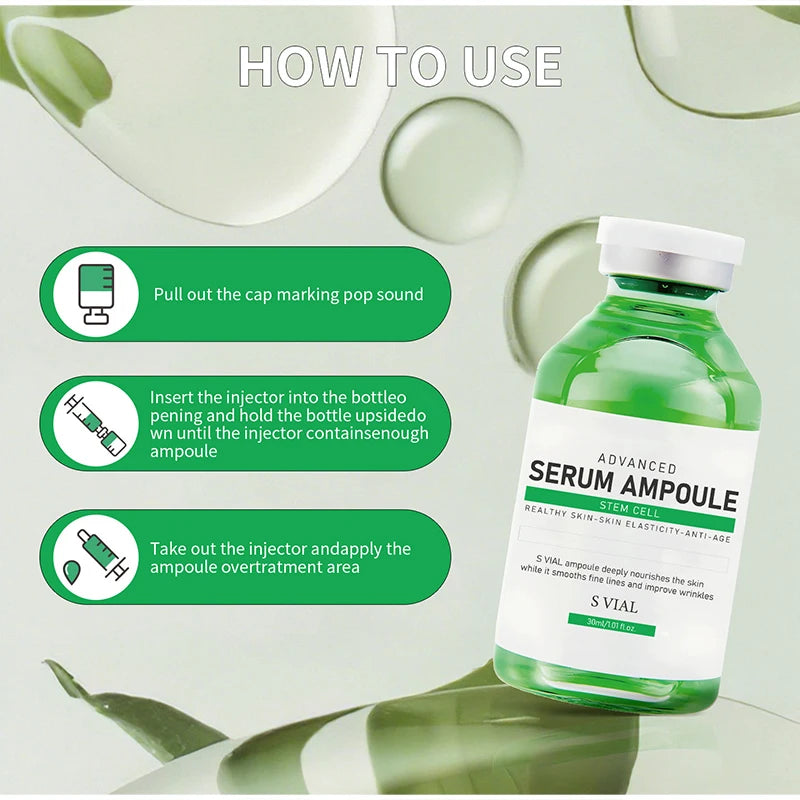 Serum Ampoule PDRN ADN de Saumon - Soin Visage Anti-Age & Reparateur