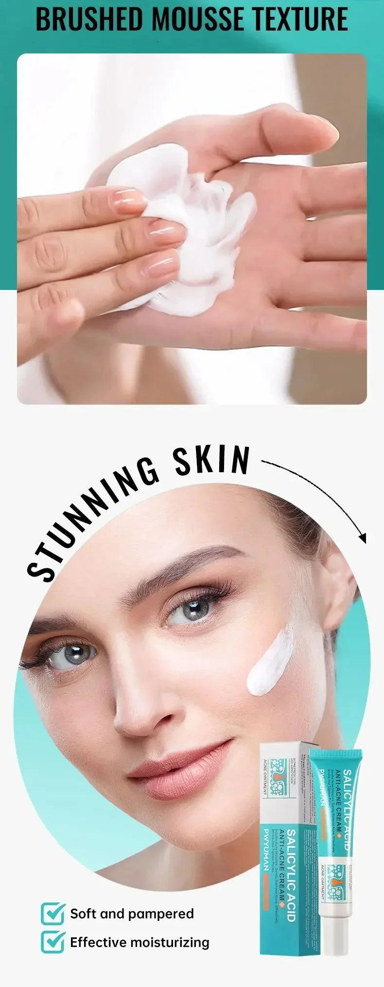 Crème Anti-bouton a l'Acide Salicylique - Soin Purifiant