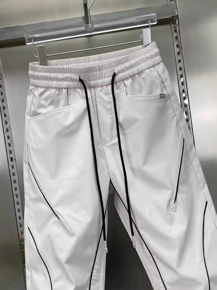 New Men's Joggers Sweatpants Summer Casual Cargo Pants Workout Running Gym Fitness Colorblock Sport trousers Men Clothing