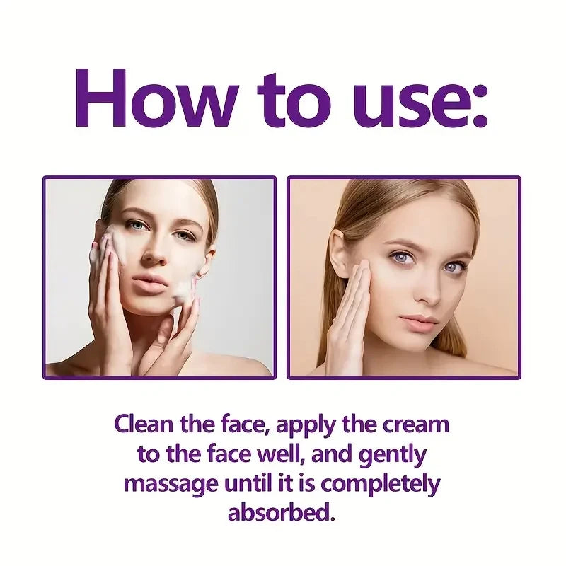 Crème Lift Visage Jour & Nuit 2 Minutes – Rétinol, Acide Hyaluronique & Collagène | Sans Parfum