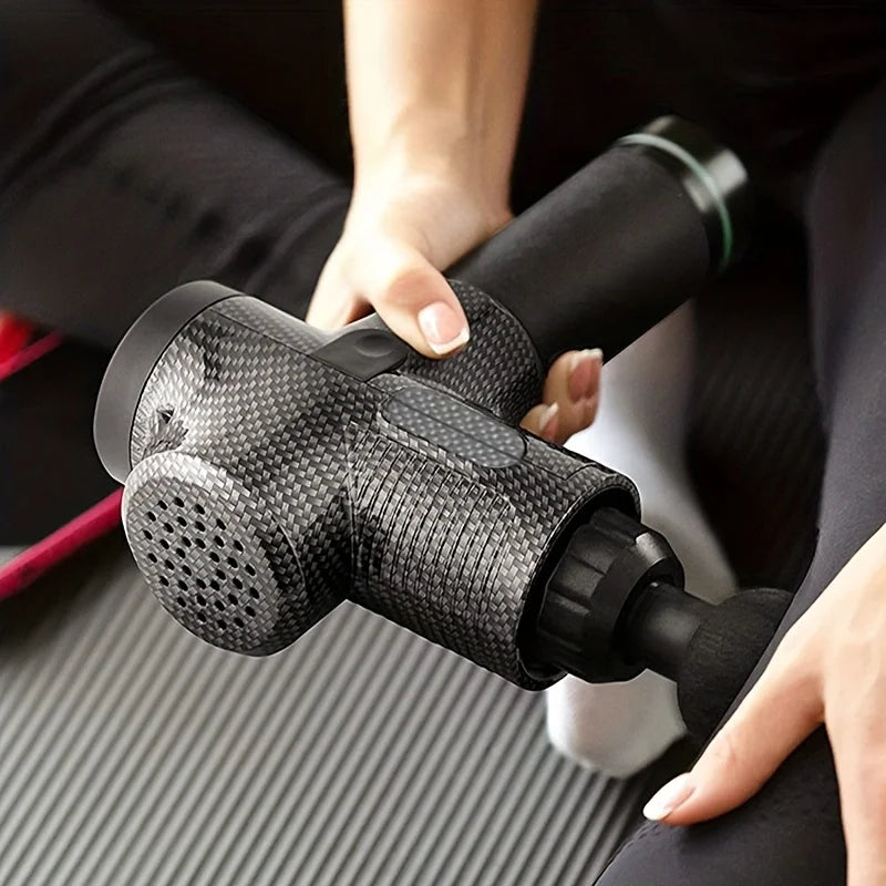 Pistolet de massage fascia 30 vitesses – Relaxation musculaire profonde, Silencieux & Rechargeable USB-C