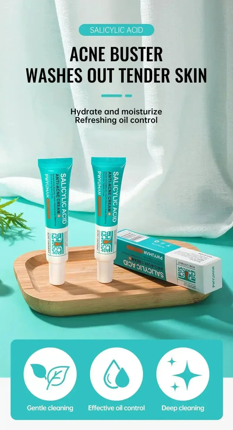 Crème Anti-bouton a l'Acide Salicylique - Soin Purifiant