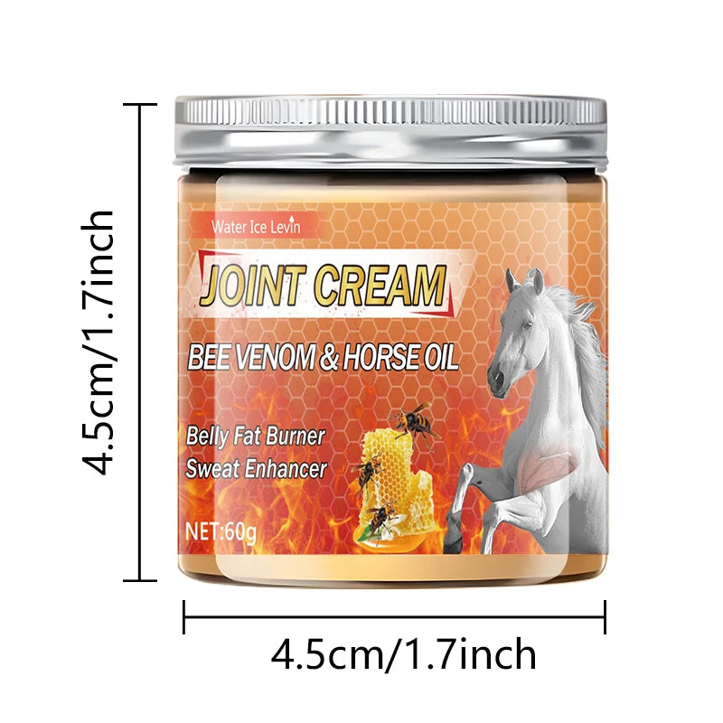 Crème de massage raffermissante muscles & corps – Collagène, Curcumine & Venin d'abeille