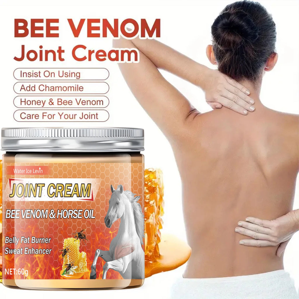 Crème de massage raffermissante muscles & corps – Collagène, Curcumine & Venin d'abeille
