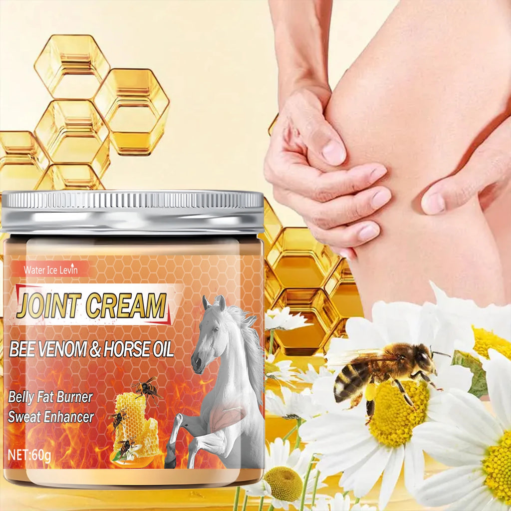 Crème de massage raffermissante muscles & corps – Collagène, Curcumine & Venin d'abeille