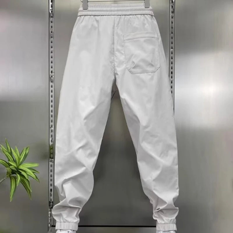 New Men's Joggers Sweatpants Summer Casual Cargo Pants Workout Running Gym Fitness Colorblock Sport trousers Men Clothing